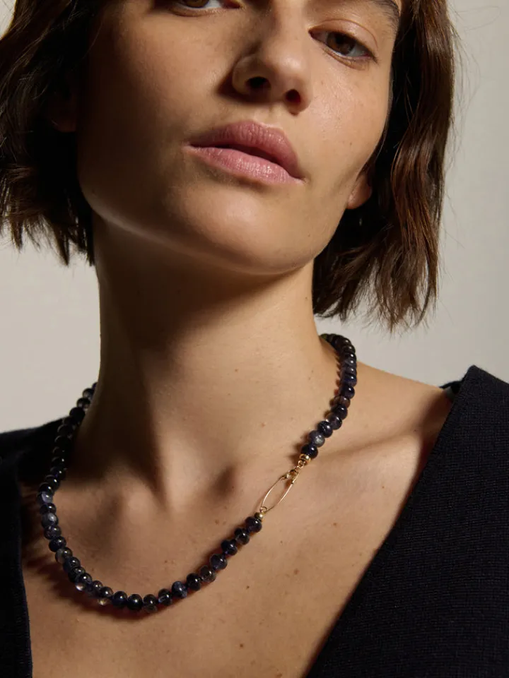 Clearance Blue Valentine Safety Pin Strand All|Necklaces