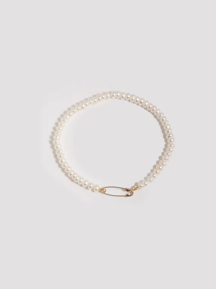 New Button Pearl Bracelet All|Bracelets