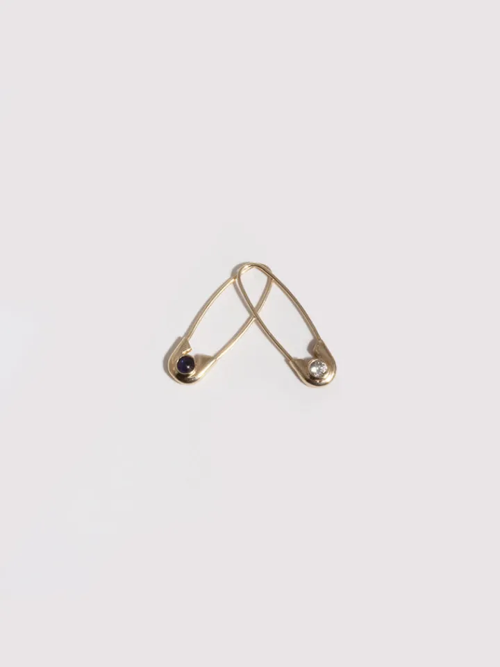 Online Cirque Safety Pin Earring All|Earrings