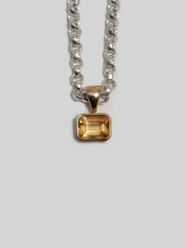 Outlet Citrina Medallion Pendant All