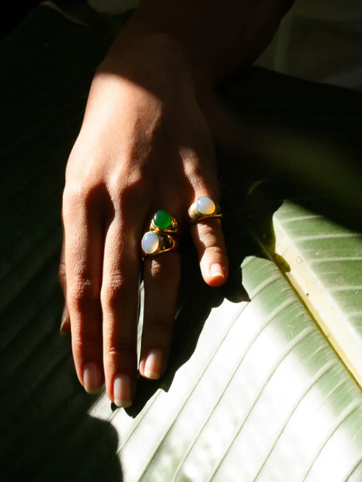 Clearance Classico Opal Signet All|Rings