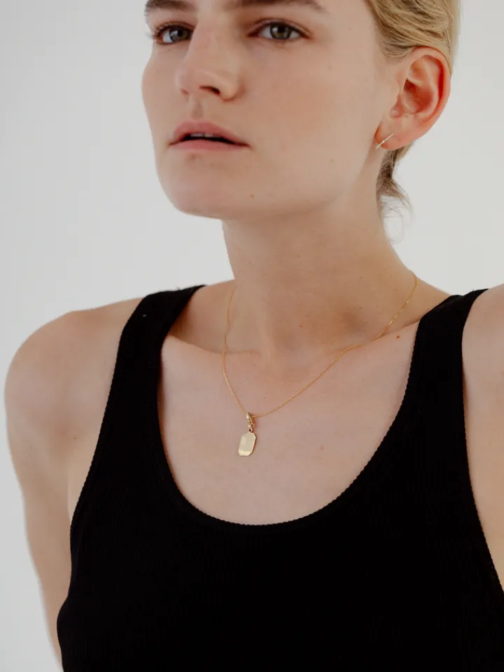 New Clip-On Octagonal ID Pendant All|Pendants