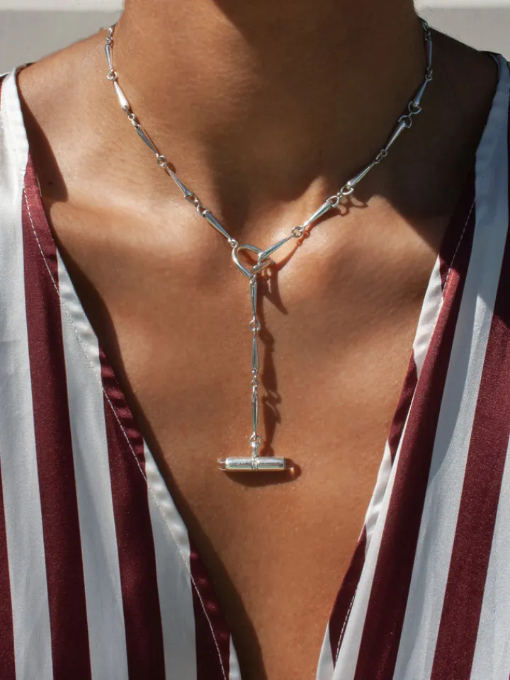 Hot Cousteau Barbell Toggle Necklace All