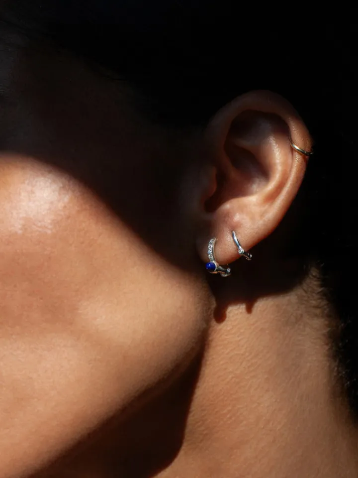 Best Diamond Pave Barbell Huggies All|Earrings