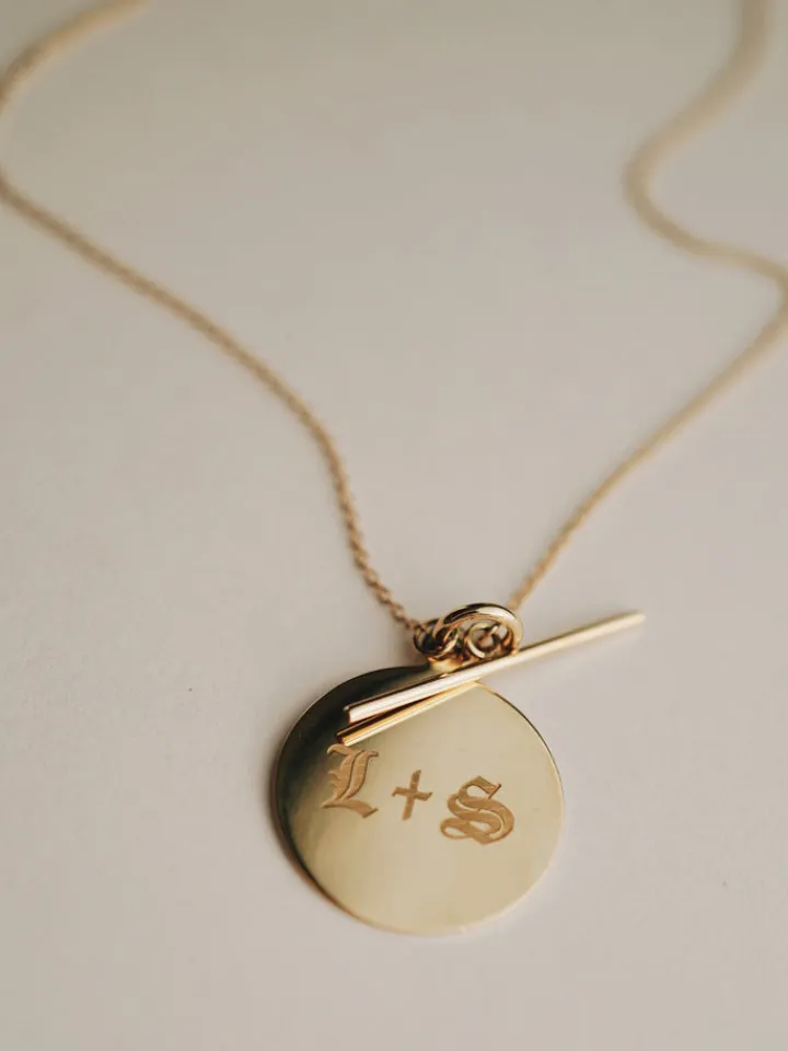 Fashion Disk & Toggle Necklace All|Necklaces
