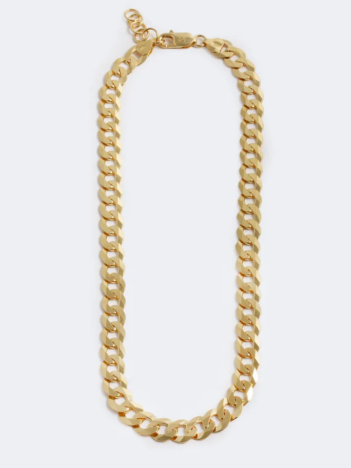 Clearance Flat Curb Chain All|Necklaces