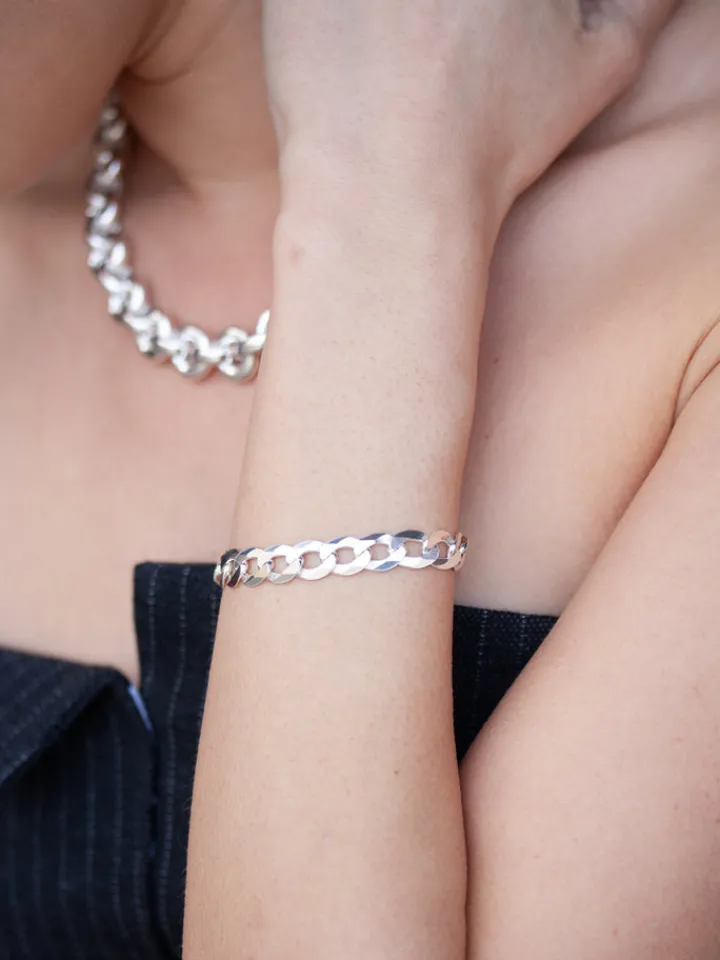 Sale Flat Curb Chain Bracelet All|Bracelets