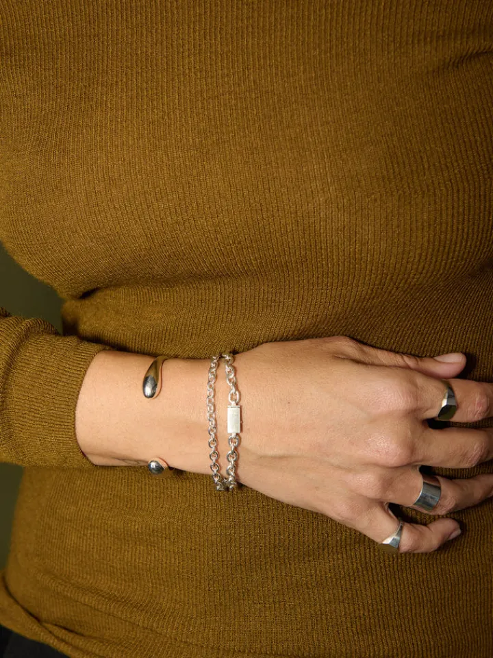 Hot ID Box Lock Cable Bracelet All|Bracelets