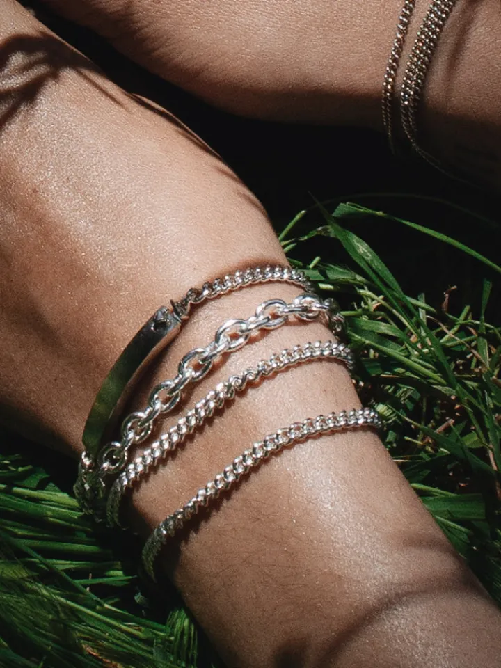 Hot ID Box Lock Cable Bracelet All|Bracelets