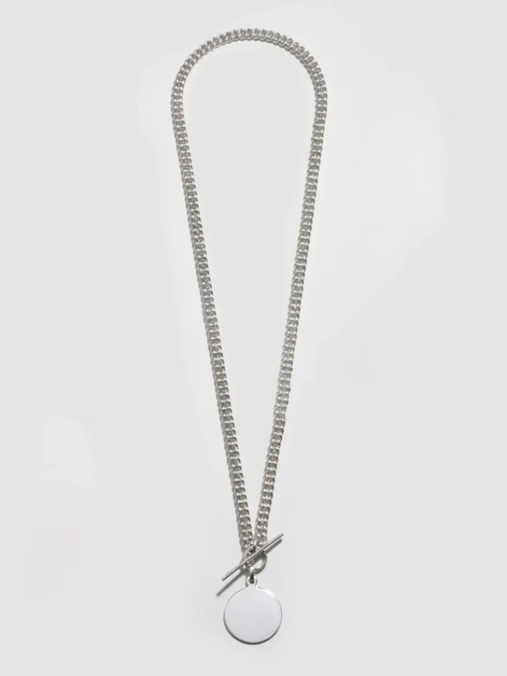 Outlet Industrial Disk & Toggle Necklace All|Necklaces