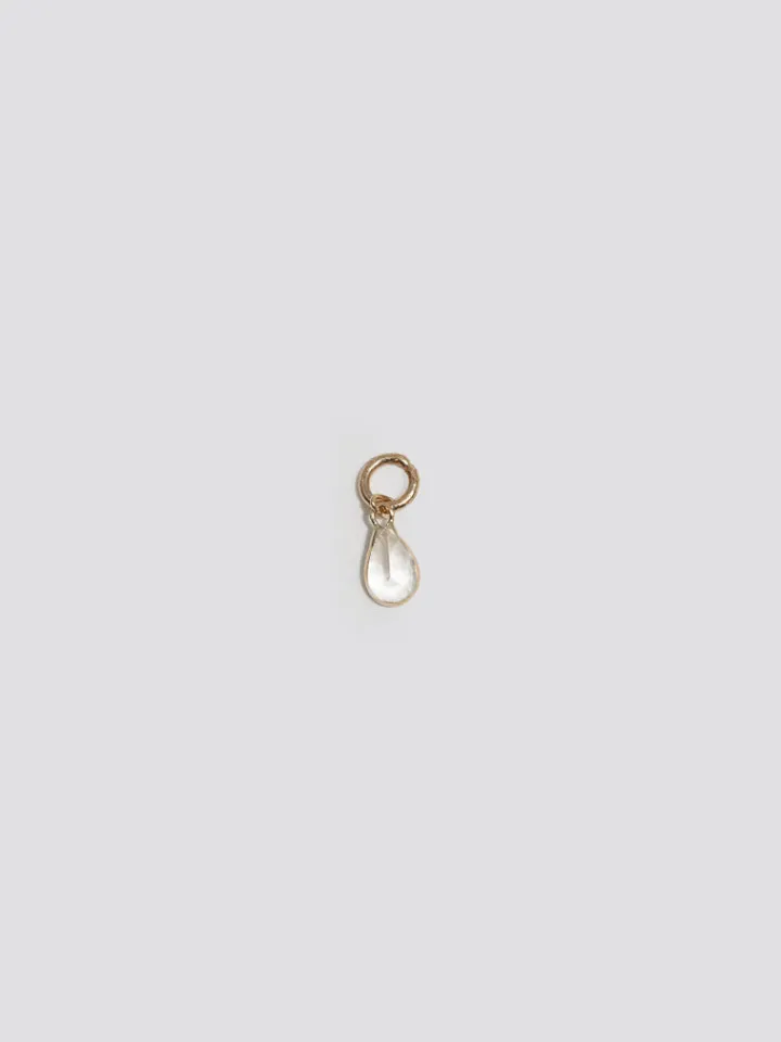 New Mini Gem Bezel Hoop Charm All