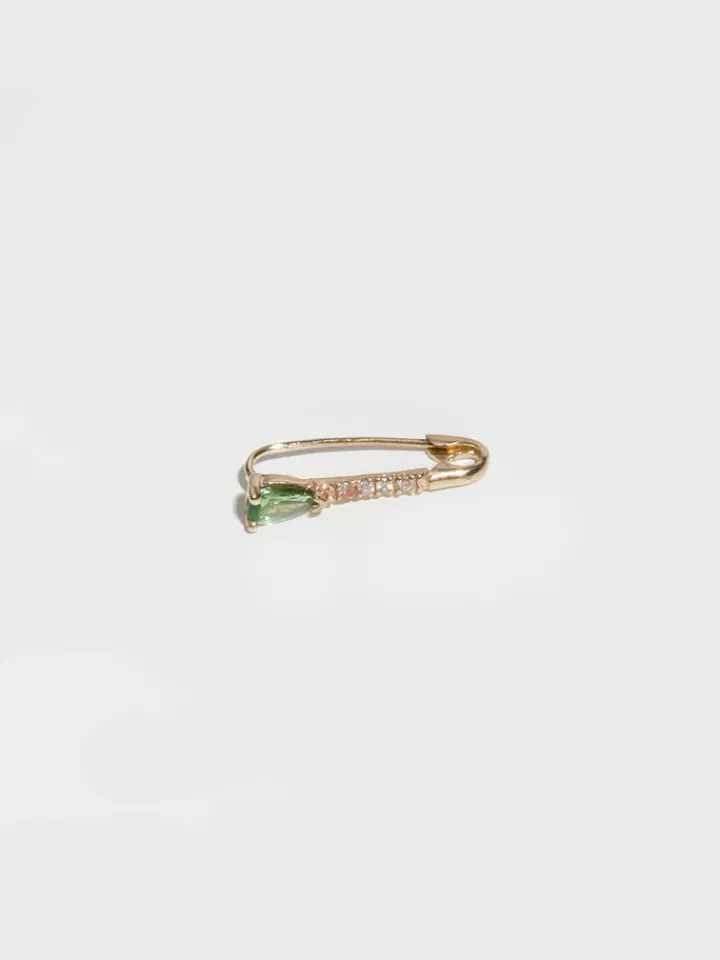 Discount Mini Gemstone Diamond Safety Pin All|Earrings