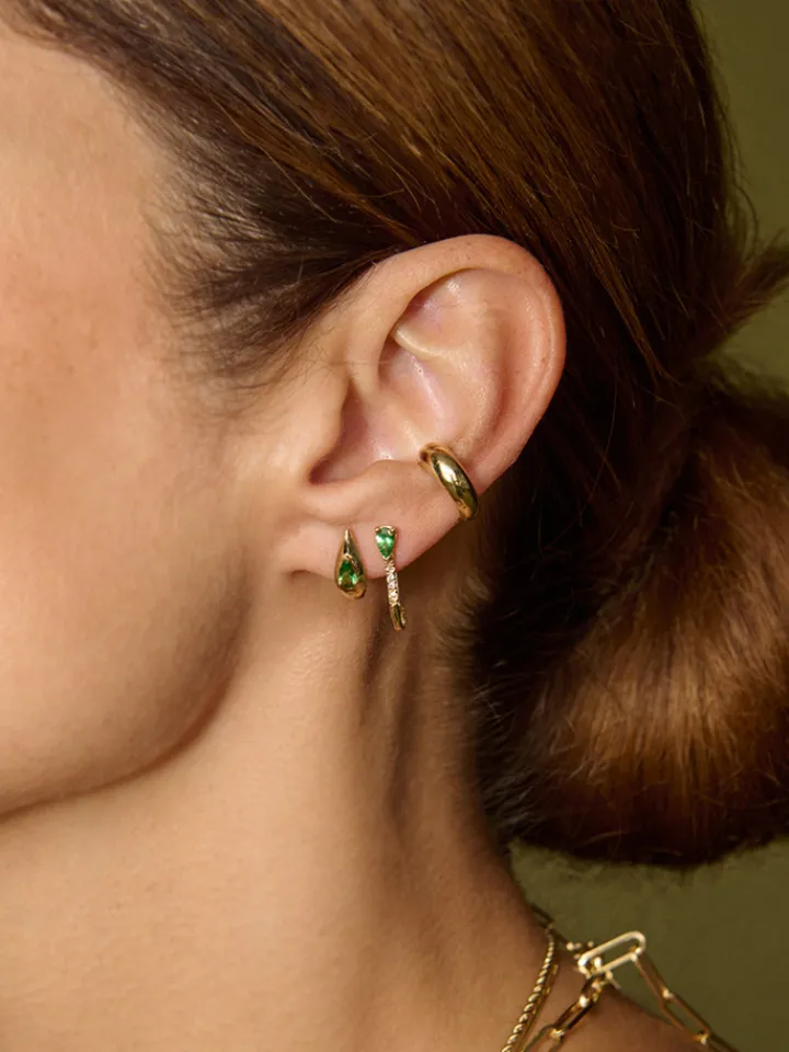 Discount Mini Gemstone Diamond Safety Pin All|Earrings