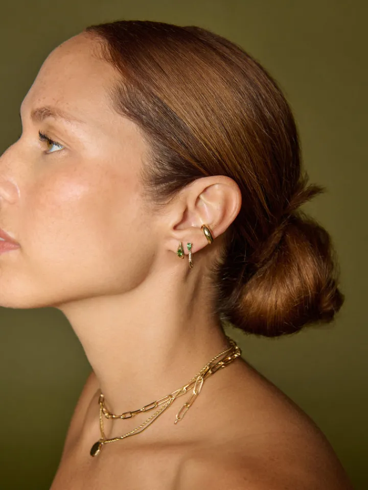 Discount Mini Gemstone Diamond Safety Pin All|Earrings