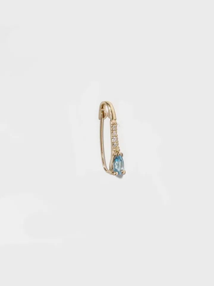 Clearance Mini Gemstone Diamond Safety Pin All