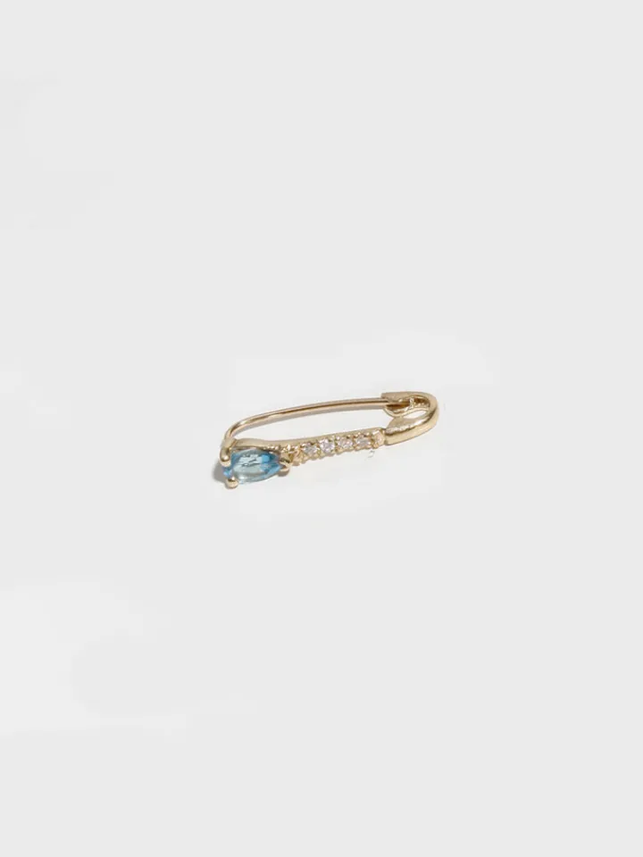 Clearance Mini Gemstone Diamond Safety Pin All