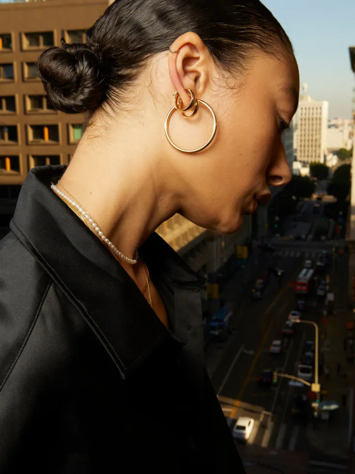 Online Natasha Hoops All|Earrings