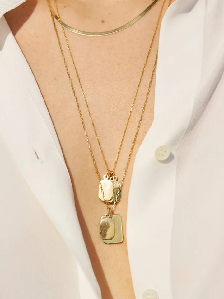 Clearance Octagonal ID Pendant All|Necklaces