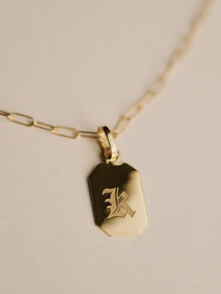 Clearance Octagonal ID Pendant All|Necklaces