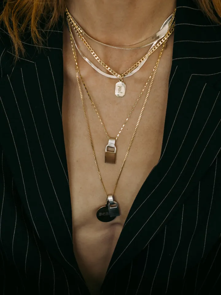 Clearance Octagonal ID Pendant All|Necklaces