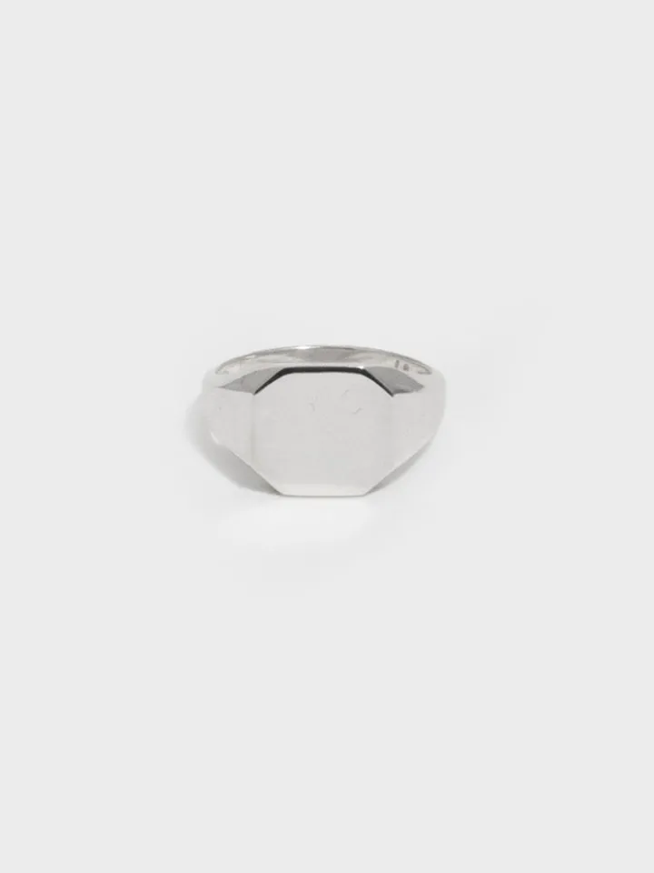 Sale Octagonal ID Signet All|Rings