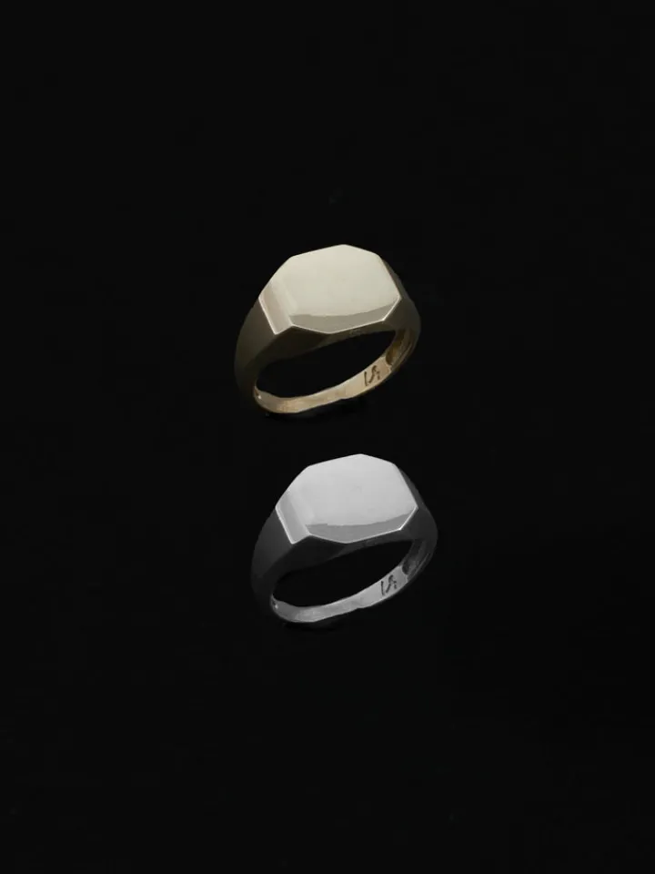 Sale Octagonal ID Signet All|Rings