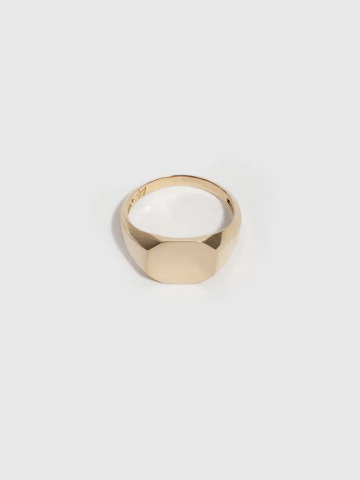 New Octagonal ID Signet All|Rings