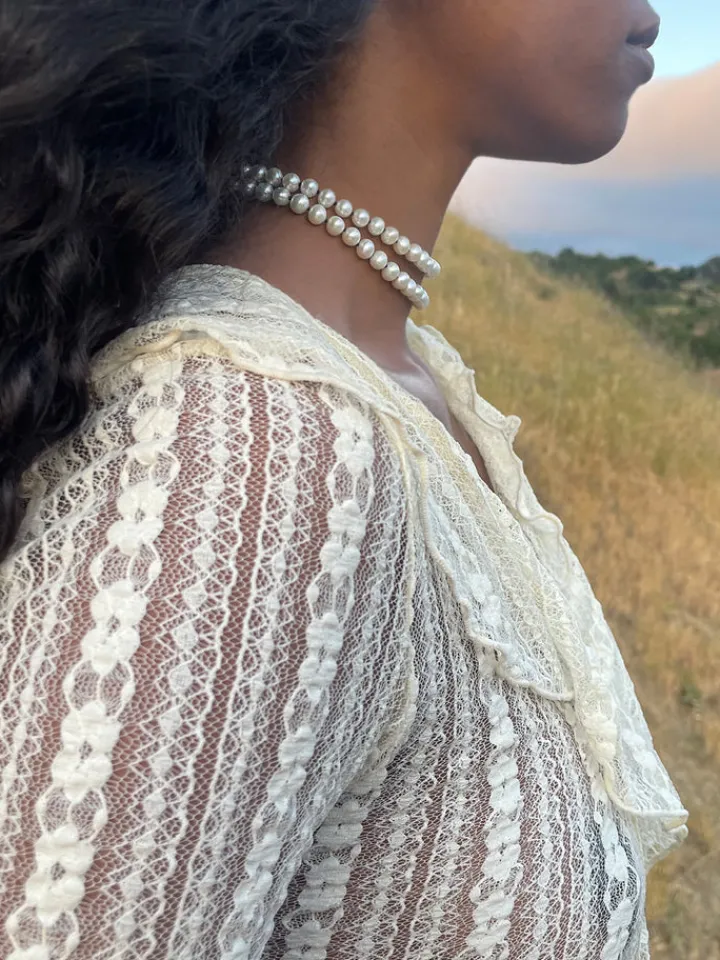 New Opera Wrap Pearl Strand All