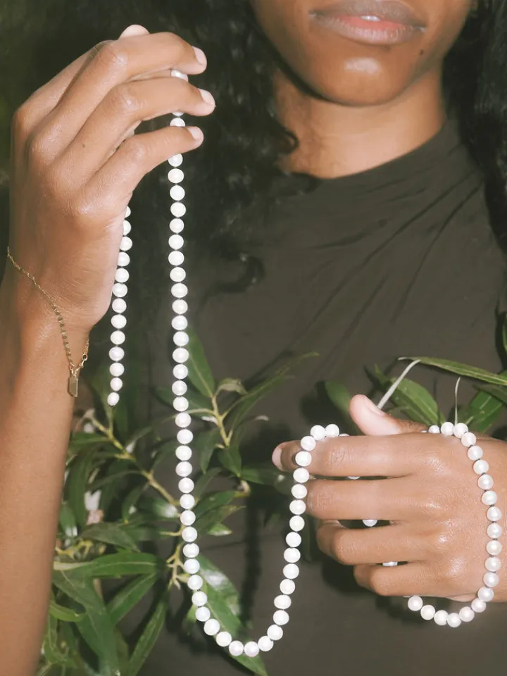 New Opera Wrap Pearl Strand All
