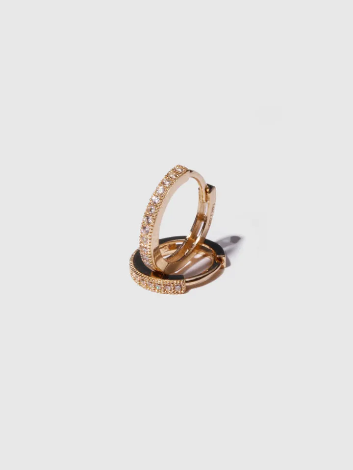 Hot Pave Hoops All|Earrings