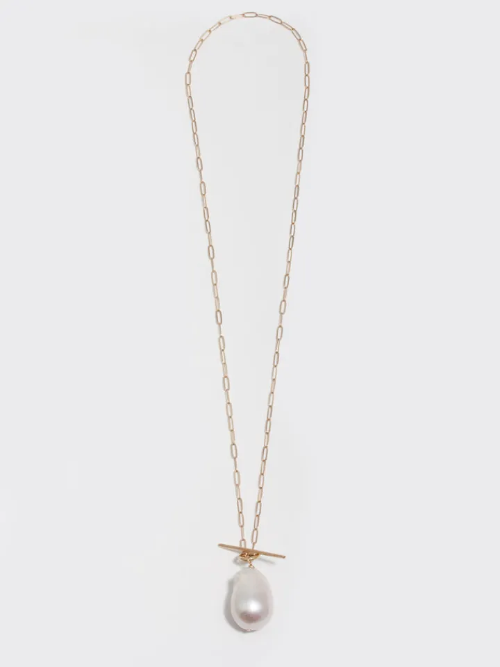 Outlet Pearl & Toggle Necklace All