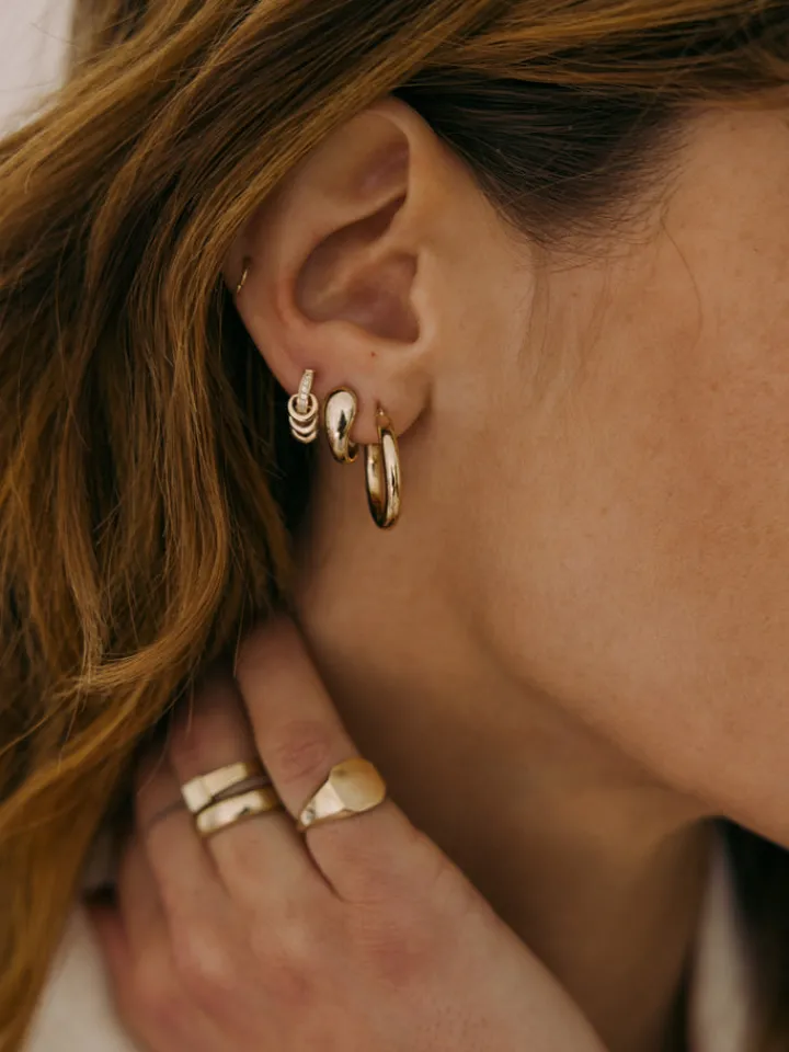 Best Pierced Huggies All|Earrings