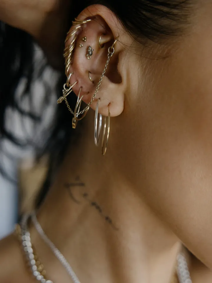New Riley Hoops All|Earrings