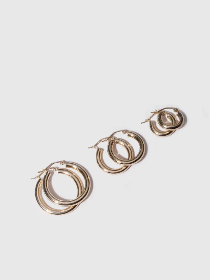 Clearance Sol Hoops All|Earrings