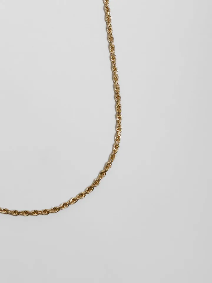 Discount Solid Gold Rope Chain All|Necklaces