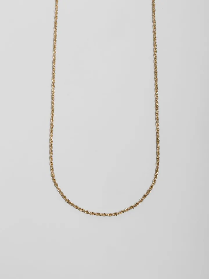 Discount Solid Gold Rope Chain All|Necklaces