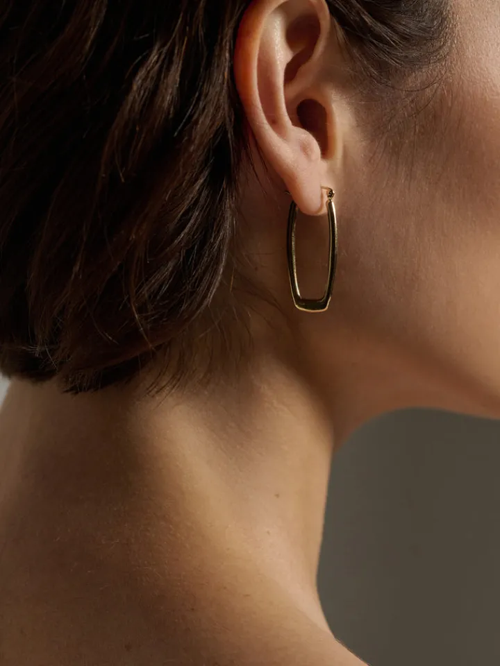 Outlet Squoval Hoops All|Earrings