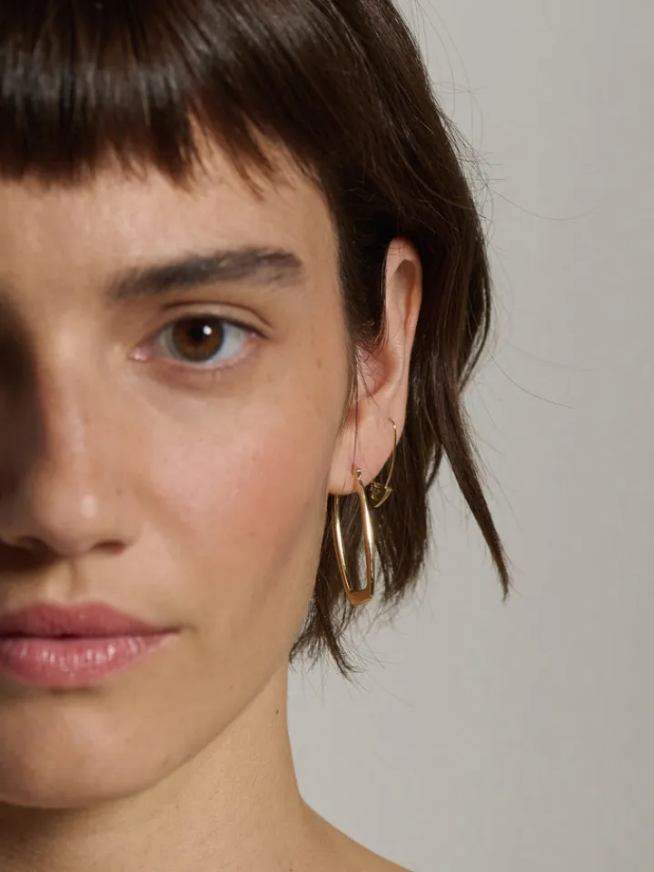 Outlet Squoval Hoops All|Earrings