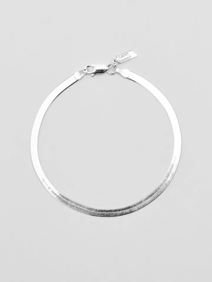 New Sterling Silver Herringbone Bracelet All|Bracelets