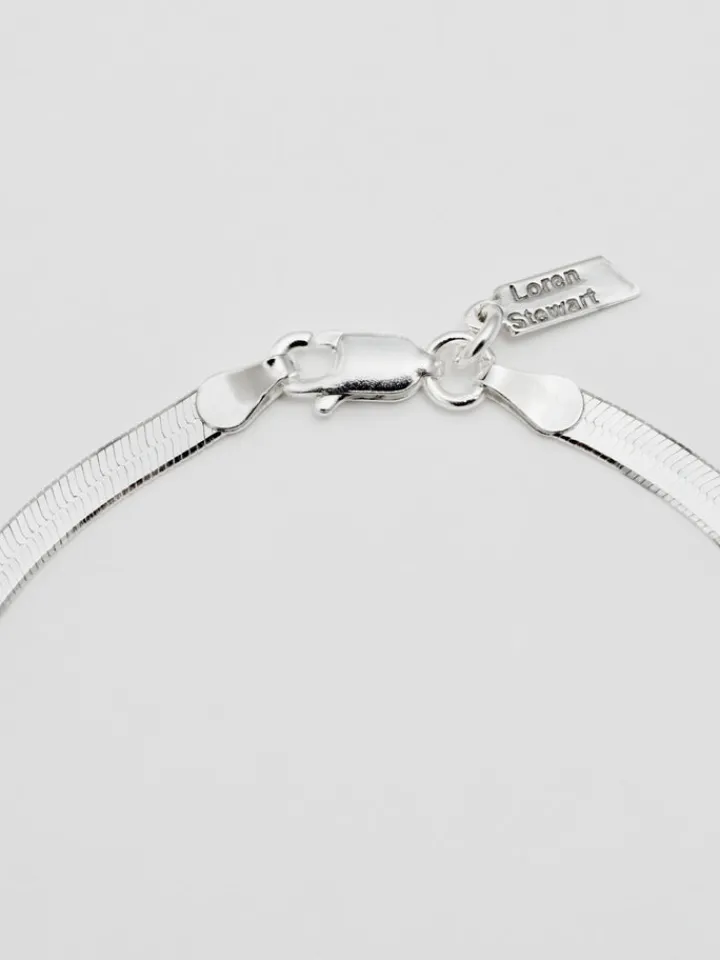 New Sterling Silver Herringbone Bracelet All|Bracelets