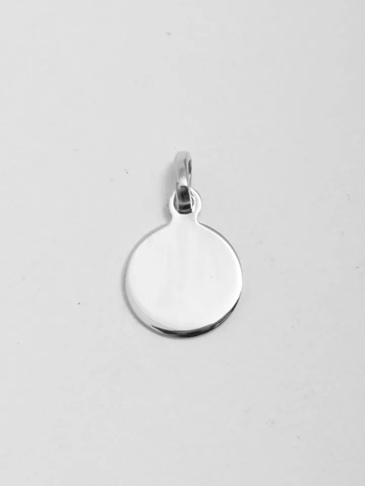 Outlet Sterling Silver Mini Disk Pendant All|Pendants