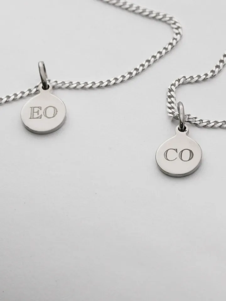 Outlet Sterling Silver Mini Disk Pendant All|Pendants
