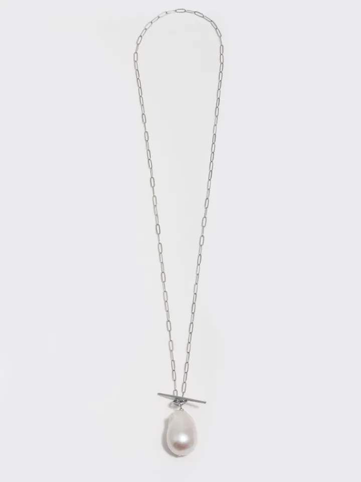 Online Sterling Silver Pearl & Toggle Necklace All|Necklaces