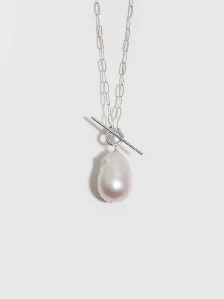 Online Sterling Silver Pearl & Toggle Necklace All|Necklaces