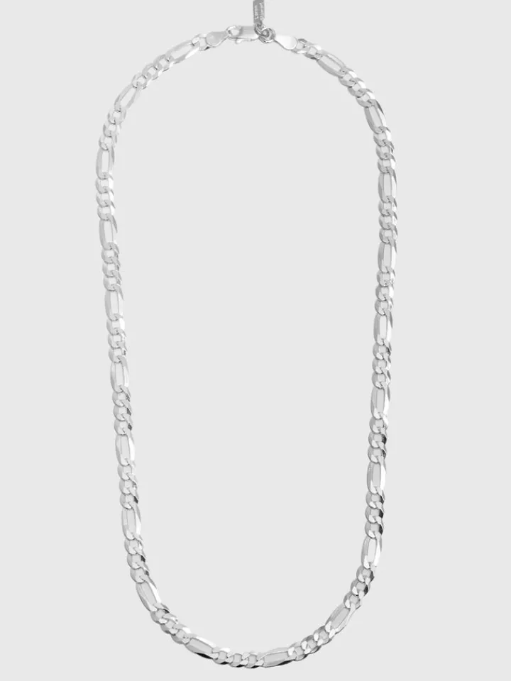 Clearance Sterling Silver XL Figaro Chain All|Necklaces
