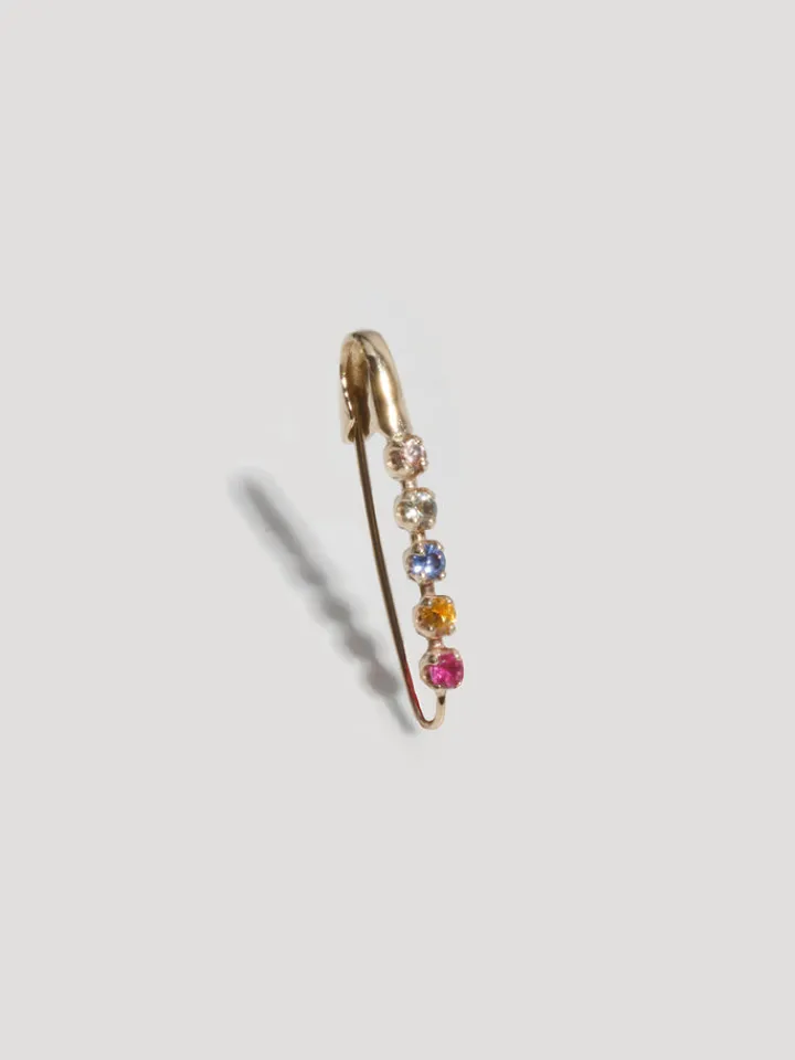 Online Sunset Safety Pin All|Earrings