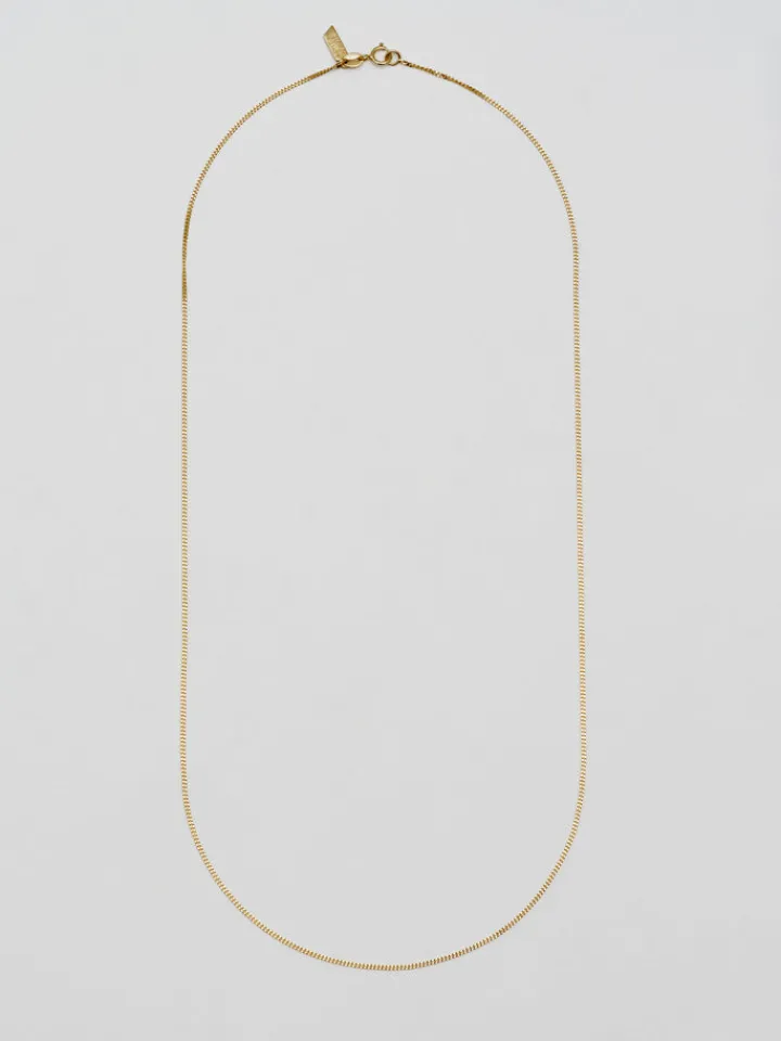 New Thin Curb Chain All|Necklaces