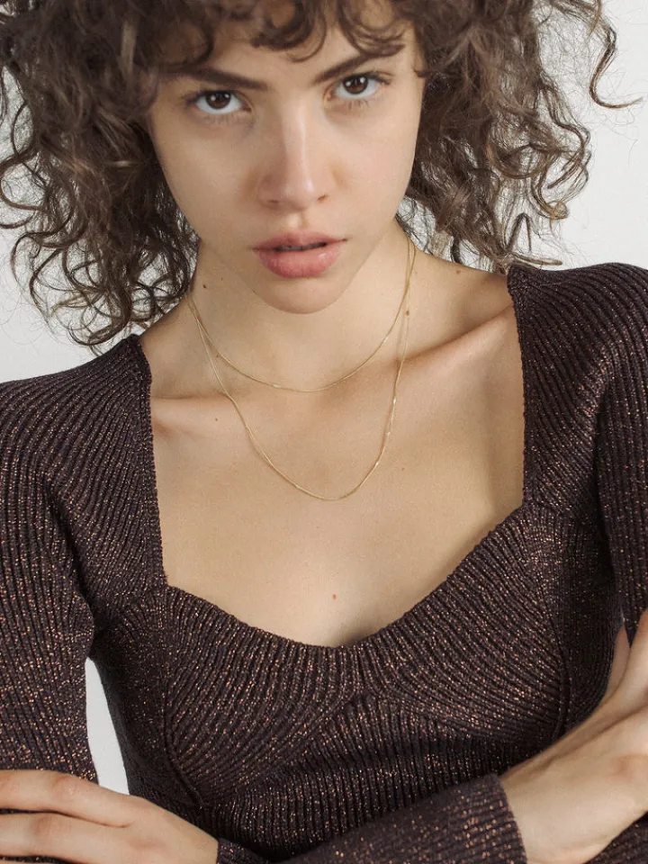 New Thin Curb Chain All|Necklaces