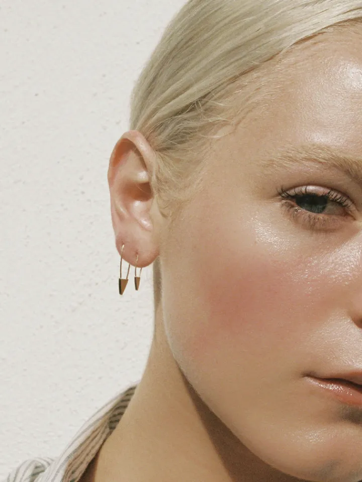 Sale Triangle Safety Pin Earring All|Earrings