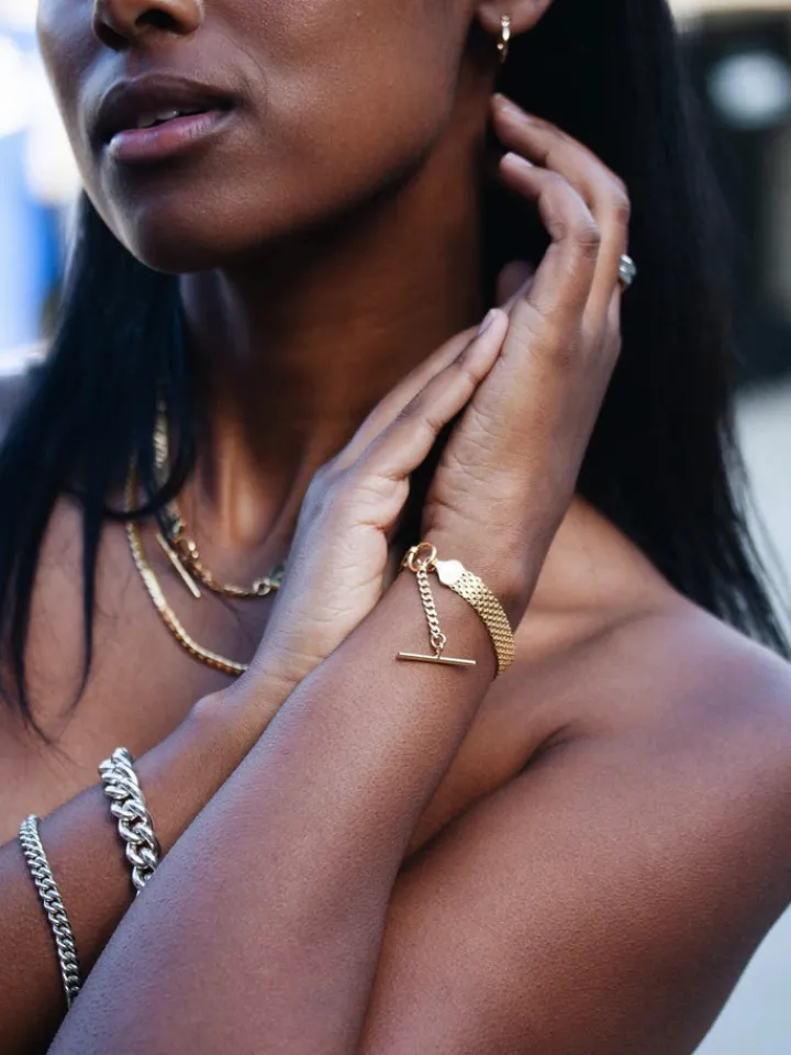Online Vermeil Chainmail Bracelet All